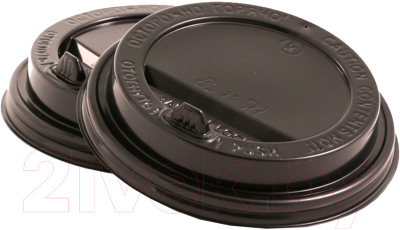 Изображение товара Набор крышек для стаканов Каштан 80мм / УК-80К (2000шт, черный)