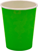 Набор бумажных стаканов Liga Pack 350мл (зеленый, 1000шт) - 