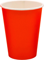 Набор бумажных стаканов Liga Pack 350мл (оранжевый, 1000шт) - 
