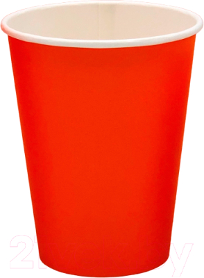 Набор бумажных стаканов Liga Pack 350мл (оранжевый, 1000шт)
