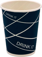 Набор бумажных стаканов Liga Pack 350мл (Drink It, 1000шт) - 