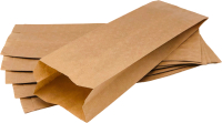 Набор бумажных пакетов Liga Pack 200x90x350 (крафт, 1000шт) - 