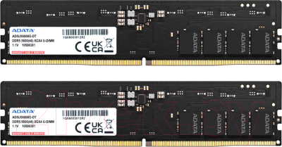 Оперативная память DDR5 A-data AD5U56008G-DT