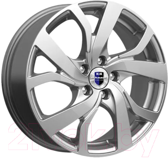 Литой диск K&K Палермо 16x6.5" 5x114.3мм DIA 66.1мм ET 47мм Дарк платинум