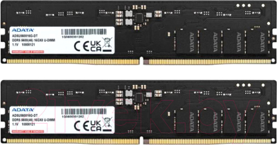 Оперативная память DDR5 A-data AD5U560016G-DT