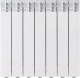 Радиатор алюминиевый Nova Florida Extrathermserir Super B4 500/100 White (7 секций) - 