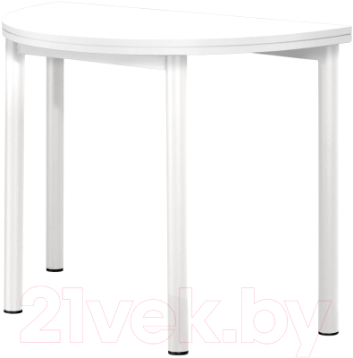 Обеденный стол Millwood Далис 1 (белый/металл белый)