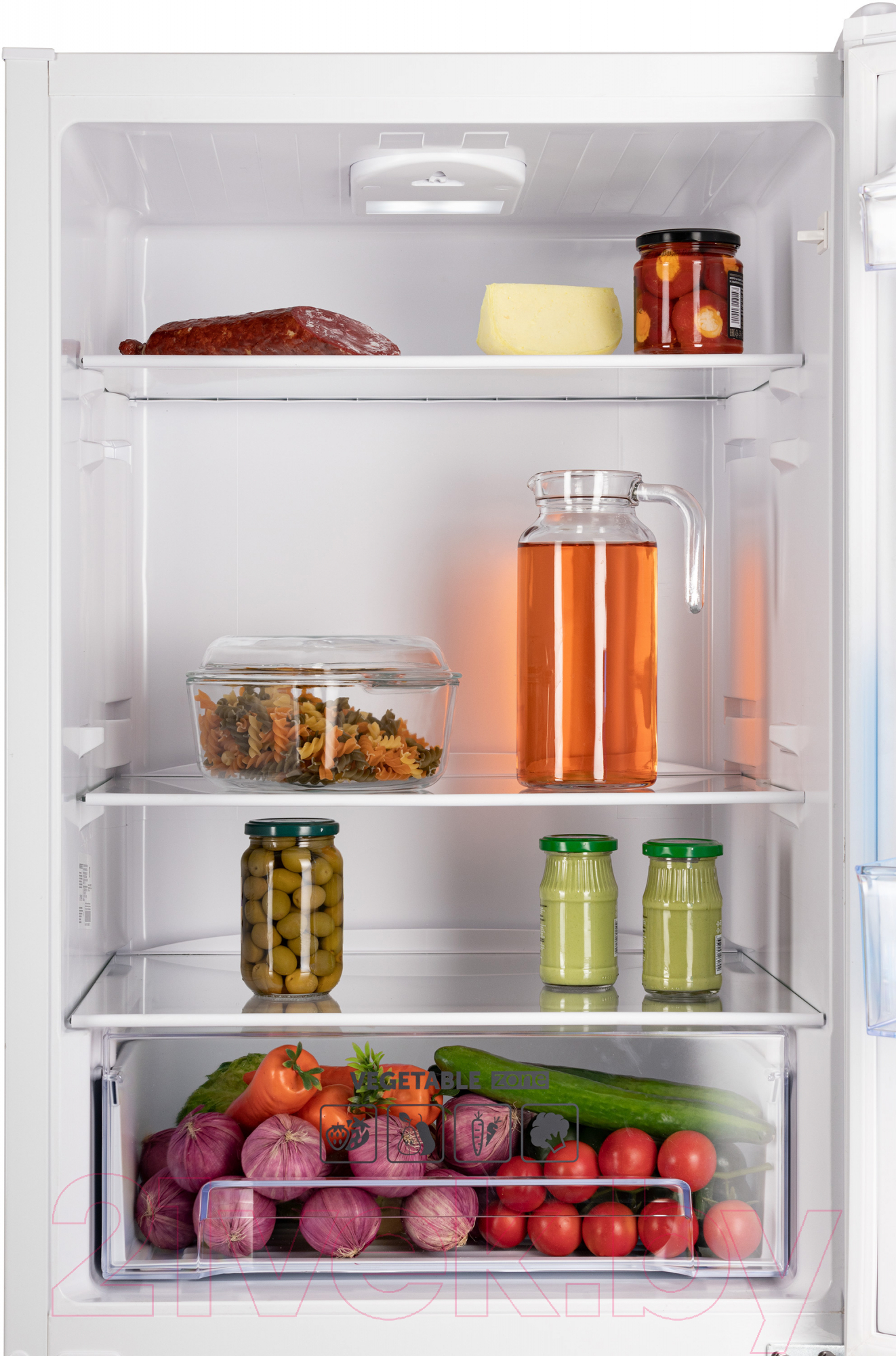 Холодильник с морозильником Nordfrost NRB 131 W
