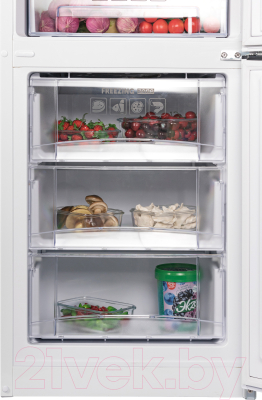 Холодильник с морозильником Nordfrost NRB 132 W
