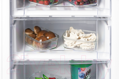 Холодильник с морозильником Nordfrost NRB 162NF W