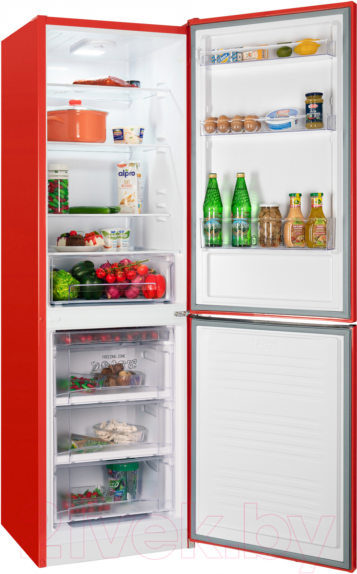 Холодильник с морозильником Nordfrost NRB 162NF R