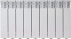 Радиатор алюминиевый Nova Florida Extrathermserir Super B4 350/100 White (9 секций) - 