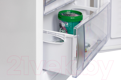 Холодильник с морозильником Nordfrost NRB 164NF W