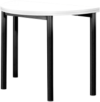 Обеденный стол Millwood Далис 1 (белый/металл черный) - 