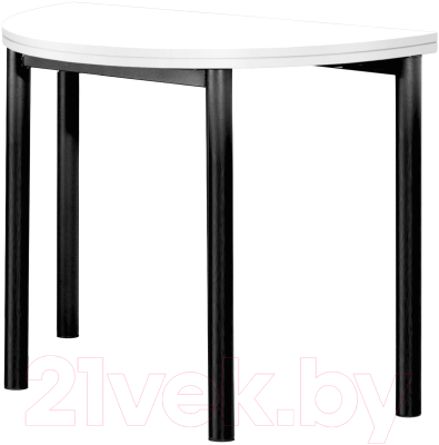 Обеденный стол Millwood Далис 1 (белый/металл черный)