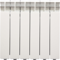 

Радиатор алюминиевый, Big B24 350/100 White
