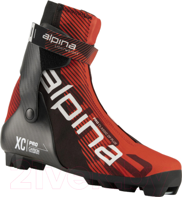 Ботинки для беговых лыж Alpina Sports 2023-24 Pro CL Dpp / 53A21B (р.40, красный/белый/черный)