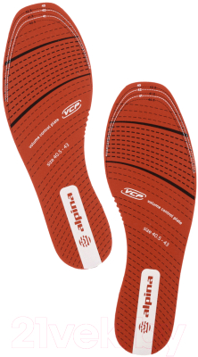 Ботинки для беговых лыж Alpina Sports 2023-24 Pro CL Dpp / 53A21B (р.45, красный/белый/черный)