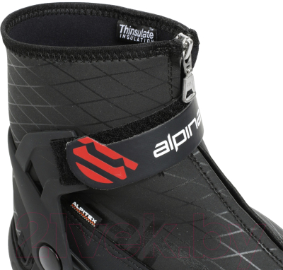 Ботинки для беговых лыж Alpina Sports 2023-24 Outlander / 51701B (р.44, черный/оранжевый/белый)