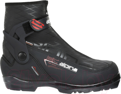 Ботинки для беговых лыж Alpina Sports 2023-24 Outlander / 51701B (р.44, черный/оранжевый/белый)