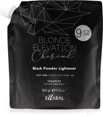 Порошок для осветления волос Kaaral Черная обесцвечивающая пудра (500г)