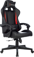 Кресло геймерское Бюрократ Zombie Game Tetra (черный/красный) - 