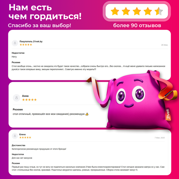 Купить Обеденный стол Mio Tesoro Laim 36 120x66 в Бобруйске