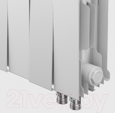Радиатор биметаллический Royal Thermo PianoForte 200 VDR Silver Satin (18 секций)