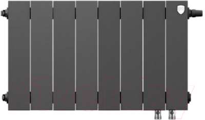 Радиатор биметаллический Royal Thermo PianoForte 300 VDR Noir Sable (8 секций)