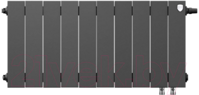 Радиатор биметаллический Royal Thermo PianoForte 300 VDR Noir Sable (10 секций)