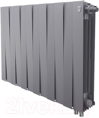Радиатор биметаллический Royal Thermo PianoForte 500 VDR Silver Satin (12 секций)