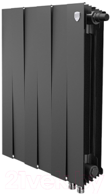 Радиатор биметаллический Royal Thermo PianoForte 500 VDR Noir Sable (6 секций)