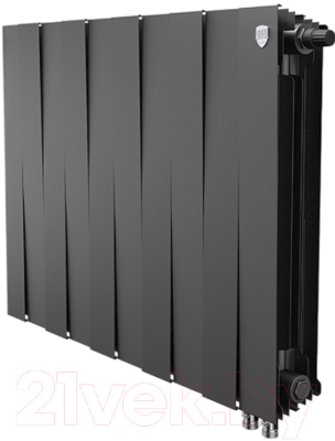 Радиатор биметаллический Royal Thermo PianoForte 500 VDR Noir Sable (10 секций)