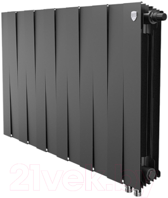 Радиатор биметаллический Royal Thermo PianoForte 500 VDR Noir Sable (12 секций)