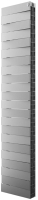 Радиатор биметаллический Royal Thermo PianoForte Tower 300 Silver Satin (22 секции) - 