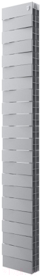 Радиатор биметаллический Royal Thermo PianoForte Tower 200 Silver Satin (22 секции)