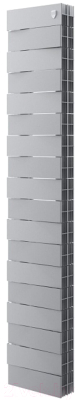 Радиатор биметаллический Royal Thermo PianoForte Tower 200 Silver Satin (18 секций)
