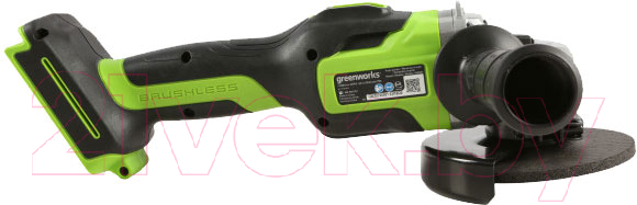 Угловая шлифовальная машина Greenworks GD24AG бесщеточная 24V / 3200207