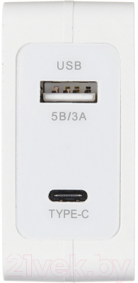 Зарядное устройство сетевое Digma DGPD-45W-WG (белый)