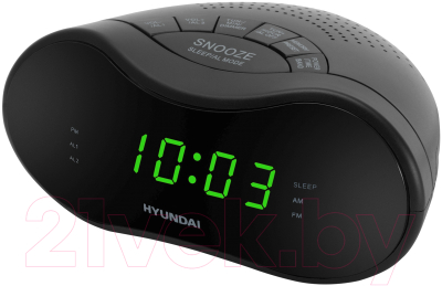 Радиочасы Hyundai H-RCL200 (черный)