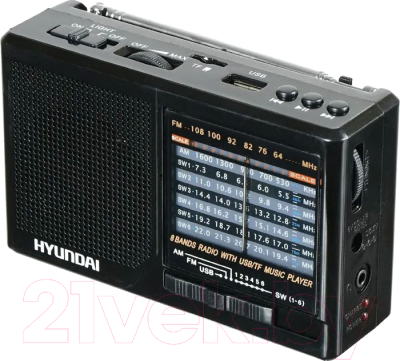 Радиоприемник Hyundai H-PSR140 (черный)