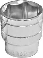

Головка слесарная Frosp, 1/2" S32мм длина 44мм