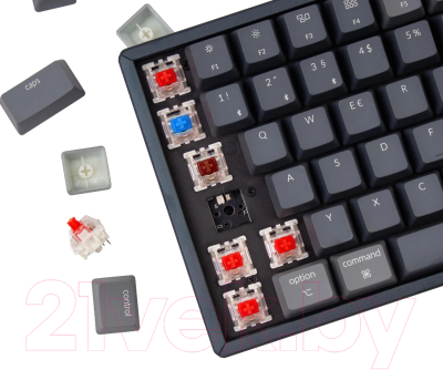 Клавиатура Keychron K2 V2 RGB Gateron G Pro Red Switch / K2-C1H-RU