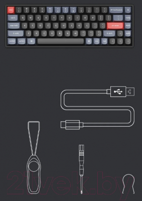 Клавиатура Keychron K6 Pro Red Switch / K6P-J1-RU