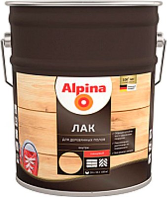 Лак Alpina Для деревянных полов (9л, шелковисто-матовый) -
