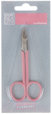 Ножницы для маникюра Dewal Beauty / 327 (розовый)