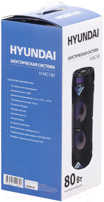 Изображение товара Портативная колонка Hyundai H-MC180 (черный)