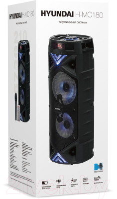 Изображение товара Портативная колонка Hyundai H-MC180 (черный)
