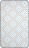 Коврик для ванной Вилина Ромбы 7068-22003 (50x85, серый/голубой) - 