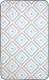 Коврик для ванной Вилина Ромбы 7068-22003 (50x85, серый/голубой) - 